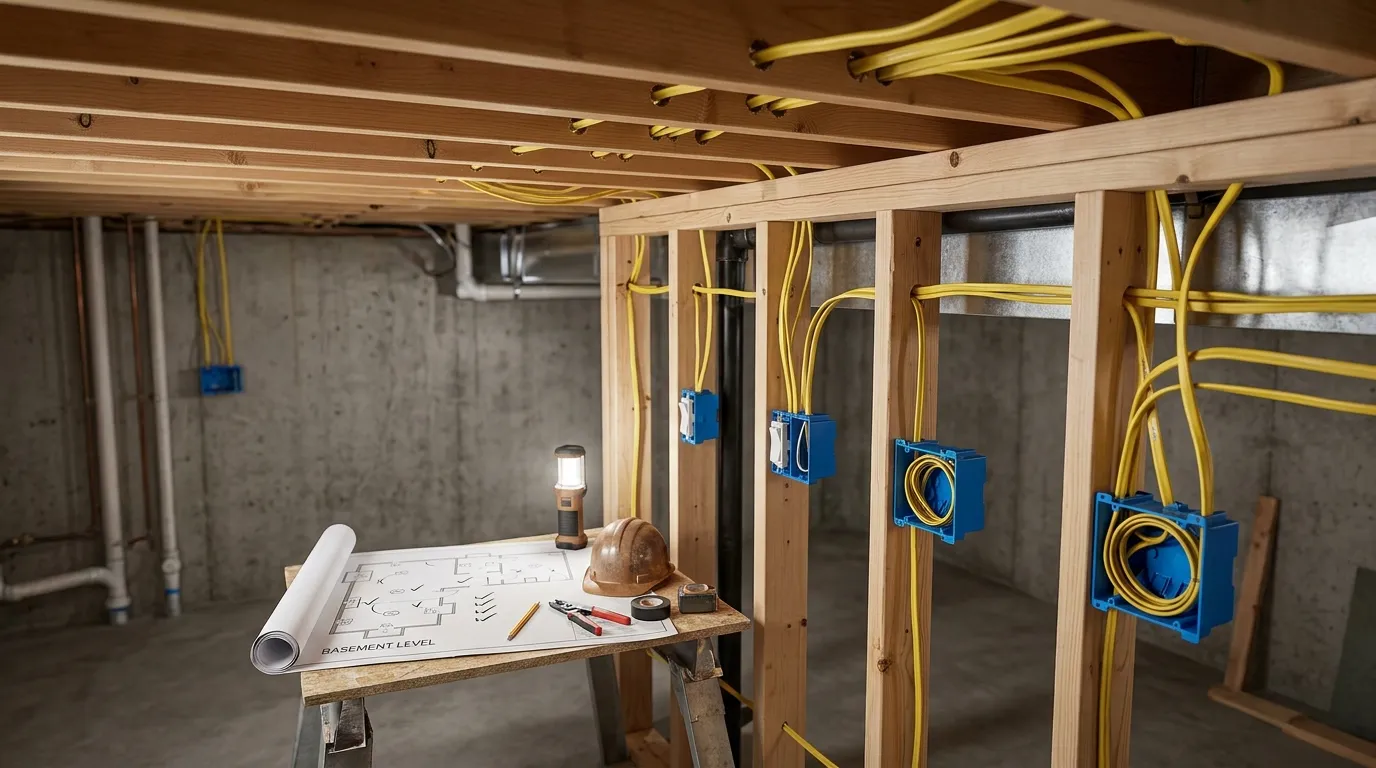 Electrical Planning Checklist Before Finishing a Basement